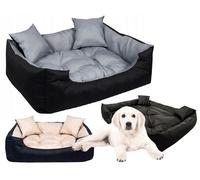 Lit pour chien ECCO 130x105 cm imperméable gris