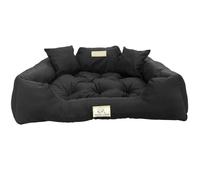 Lit pour chien - EDANTI - 130x105 cm - Imperméable - Emplacement pour nom - Coussin matelassé
