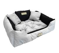 Lit pour chien - EDANTI - 145x115 cm - Imperméable - Emplacement pour nom - Codura
