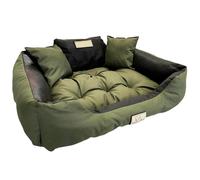 Lit pour chien - EDANTI - 55x45 cm - Emplacement nom - Imperméable - Tissu Codura