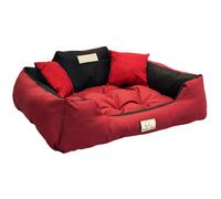 Lit pour chien - EDANTI - 55x45 cm - Imperméable - Emplacement pour nom - Codura