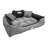 Lit pour chien - EDANTI - 55x45 cm - Imperméable - Emplacement pour nom - Coussin matelassé