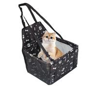 Lit pour Chien en Voiture | Rehausseur Portable pour Siège Auto Chien,Rehausseur pour Chiens pour Été, Hiver, Extérieur, Pique-Nique, Conduite Urbaine, Voyage, Plage, Visites Vétérinaires