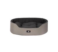 Lit pour chien et chat - Ferplast - Dandy 65 - 65 x 46 x h 17 cm - Ovale - Marron - Intérieur