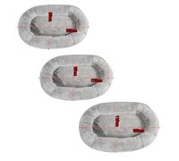 Lit pour Chien et Chat Géant, Sofa Paresseux Convertible, Gris Dégradé, 180x115x30cm - Confort Ultime, Tissu Velours Lapin, Antidérapant, pour Animaux et Humains (135 cm de Longueur)