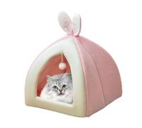 Lit pour Chien - Grotte pour Chat en Velours, Petit lit pour Chat | Nid Unique en Peluche avec Oreilles de Lapin pour Dormir, Dormir Potable, Lapin Mignon en Forme d'oreille, Petit lit pour