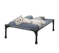 Lit pour chien, hamac surélevé respirant pour chien, chaise amovible pour dormir, jouer, salon, chambre à coucher, terrasse, bureau, voiture, maison, extérieur, été, chiot, chaton, lapin senior