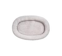 Lit Pour Chien Humain 171x100x24cm Avec Poche Latérale Housse Amovible Gris