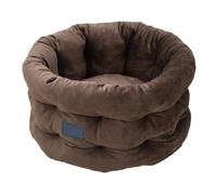 Lit pour chien, lit grotte pour chat, canapé avec bords surélevés, panier rond lavable et confortable pour chats et chatons, canapé lavable avec bord surélevé, idéal pour Noël, hiver, intérieur