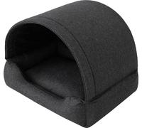 Lit pour chien, maison en tissu pour chien, niche pour chat, niche pour chien, panier pour chien, couchette pour chien, couchage, meubles pour animaux, canapé pour chien, noir, L : 60x47 cm