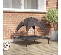Lit pour Chien Marron 71 x 64 x 71 cm Acier vidaXL