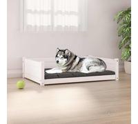 Lit pour Chien Marron Miel 55,5x45,5x28 cm Bois Massif de Pin Canapé vidaXL