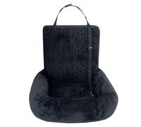 Lit pour chien, matelas de couchage réglable en peluche, lavable, avec poches de rangement, lit de voiture pour le voyage, pour se reposer, faire la sieste, éviter le harcèlement des animaux
