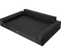 Lit pour chien, matelas pour chien, canapé pour chien, pour petits et grands chiens, coussin pour chien, panier pour chien, animal domestique, couchage, meuble pour chien, noir, XXL : 116x78 cm