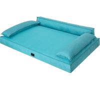 Lit pour chien, matelas pour chien, canapé pour chien, pour petits et grands chiens, coussin pour chien, panier pour chien, animal domestique, couchage, meuble pour chien, bleu, XXL : 120x77 cm