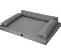 Lit pour chien, matelas pour chien, canapé pour chien, pour petits et grands chiens, coussin pour chien, panier pour chien, animal domestique, couchage, meuble pour chien, anthracite, L : 78x54 cm