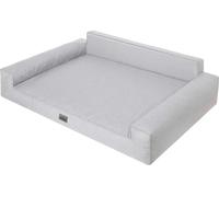 Lit pour chien, matelas pour chien, canapé pour chien, pour petits et grands chiens, coussin pour chien, panier pour chien, animal domestique, couchage, meuble pour chien, gris, XL : 98x66 cm