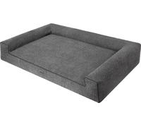Lit pour chien, matelas pour chien, canapé pour chien, pour petits et grands chiens, coussin pour chien, panier pour chien, animal domestique, couchage, meuble pour chien, anthracite, XL : 100x66 cm