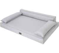 Lit pour chien, matelas pour chien, canapé pour chien, pour petits et grands chiens, coussin pour chien, panier pour chien, animal domestique, couchage, meuble pour chien, gris, L : 78x54 cm