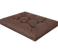 Lit pour chien, Matelas rectangulaire pour chien, Canapé pour chien, Chien moyen, Coussin, Panier, Animal de compagnie, Box pour chien, Couchage, Meuble pour chien, [XL] - 120 x 90 cm, Marron