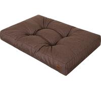 Lit pour chien, Matelas rectangulaire pour chien, Canapé pour chien, Petit chien, Coussin, Panier, Animal de compagnie, Box pour chien, Couchage, Meuble pour chien, [M] - 75 x 50 cm, Marron
