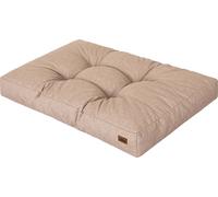 Lit pour chien, Matelas rectangulaire pour chien, Canapé pour chien, Petit chien, Coussin, Panier, Animal de compagnie, Box pour chien, Couchage, Meuble pour chien, [M] - 75 x 50 cm, Beige