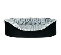 Trixie Panier orthopédique pour chien Vital Lino 83×67 cm noir/gris – mousse mémoire, taille moyenne