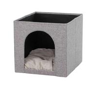 Trixie Abri douillet Ella – pour chat, pour étagères – 33 x 33 x 37 cm – Gris