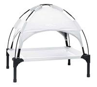 Lit pour Chien avec Auvent Animaux Anthracite Tissu Oxford et Acier vidaXL