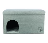 Trixie Caverne douillette Kimy Pliable Gris clair pour petits chiens 72x40x40 cm 4986 g