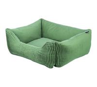 Trixie Panier pour chien Marley 80 x 60 cm, rectangulaire, douillet, housse toile coton – Sauge 37691