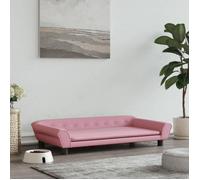 Hondenmand 100x50x21 cm fluweel roze172008
