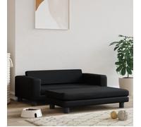 Vidaxl Lit Pour Chien Avec Extension Noir 100x50x30 Cm Similicuir