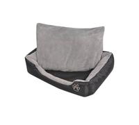 Lit pour chiens - - Taille XL - Noir - Rembourré - Antidérapant - Intérieur