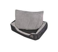 Lit pour chiens - - Taille XXL - Noir - Rembourré - Antidérapant