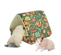 Lit pour cochons d'Inde 15 × 15 cm - Nichoir hi-deouts, nichoir d'hiver pour petits animaux, niche lavable pour petits animaux, hamsters, furets, dragons barbus