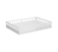 Lit pour enfant Minno, 140x200 avec matelas, Blanc, Vitalispa 57760