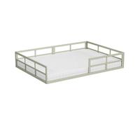 Lit pour enfant Minno, 140x200 avec matelas, Grège, Vitalispa 57763