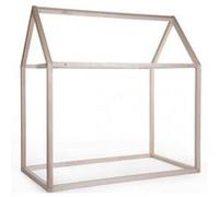 Lit pour Enfant Original en Bois Maison Brun G