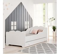 Lit pour fille ANNA 80 x 160 cm avec tiroir et matelas - un choix élégant et fonctionnel pour la chambre d’enfant