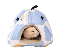 Lit pour Furet,Nid en Forme De Dôme Chaud Et Partiellement Fermé | Lit Caverne pour Hérisson Suspendable Anti-Dérapant Chaud | pour Furets Souris Oiseaux Elevage Maison Chambre Cage pour