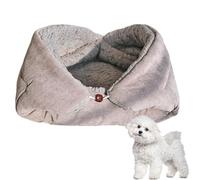 Lit pour gros chat, lits pour chats d'intérieur | Sac de couchage Lits pour petits chiens - Couverture pour chat, cachette de couchage, maison chaleureuse, canapé-lit pour chat, canapés d'intérieur po