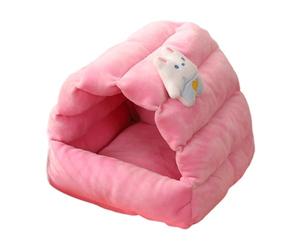 Lit pour hamster : chaud, enrichissement anti-mastication, lit pour lapin respirant avec caractéristique douce | Idéal pour animaux, chinchillas, animaux domestiques, lapins, écureuils, païens