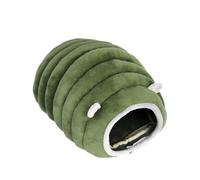 Lit Pour Hamster - Éponge En Peluche 20×18×13cm | Sac De Couchage Semi-fermé Pour Hamster | Petit Nid Pour Animaux De Compagnie | Maison De Cachette D'hiver Chaude Pour Usage Intérieur De Petits Anima