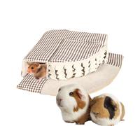 Lit pour Hamster Le Nid Tunnel avec Gland | La Maison pour Hérisson pour les Petits Animaux de Compagnie comme le Lapin et le Dragon Barbu, pour l'Enclos, la Maison et
