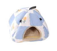 Lit pour Hamster Maison en Dôme Chaud Semi-fermé