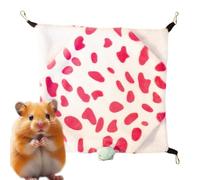 Lit pour hamster, nid de hamster,Peau d’écureuil d’hiver - Maison de couchage d'hiver en coton chaud, lit confortable pour petits animaux pour petits animaux dormant en jouant