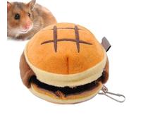 Lit Pour Hamster Nid en Forme de Hamburger pour Petit Animal | Nid Chaud Destiné Au Cobaye Destiné À Gerbille Chinchilla Hérisson Hamster Cobaye Et Se Reposer Temps Froid