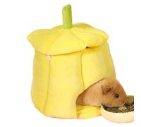Lit pour hamster Nido en peluche entièrement fermé et | Niche lavable écureuil pour Noël, léthargie d'hiver de pétaure de sucre
