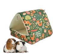Lit pour hamsters, Guinée House,Cages à hamster - Chalet de couchage chaud pour petits animaux de compagnie pour Abri confortable multifonctionnel pour petits animaux de compagnie